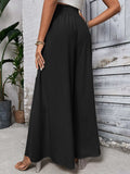 Tied High Waist Wide Leg Pants - Trendsi - Flyclothing LLC