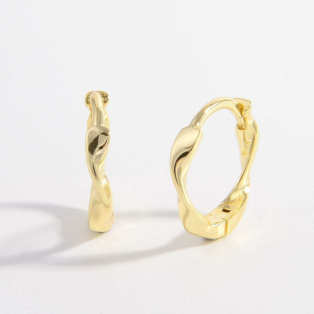 925 Sterling Silver Hoop Earrings - Trendsi - Flyclothing LLC