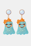Smiling Ghost Shape Synthetic Pearl Earrings - Trendsi - Flyclothing LLC