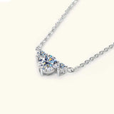 1.2 Carat Moissanite 925 Sterling Silver Necklace - Trendsi - Flyclothing LLC