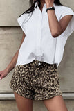 Leopard Shorts with Pockets - Trendsi - Flyclothing LLC