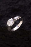 1.5 Carat Moissanite 925 Sterling Silver Ring - Trendsi - Flyclothing LLC