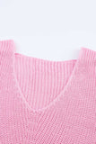 V-Neck Drop Shoulder Sweater - Trendsi - Flyclothing LLC