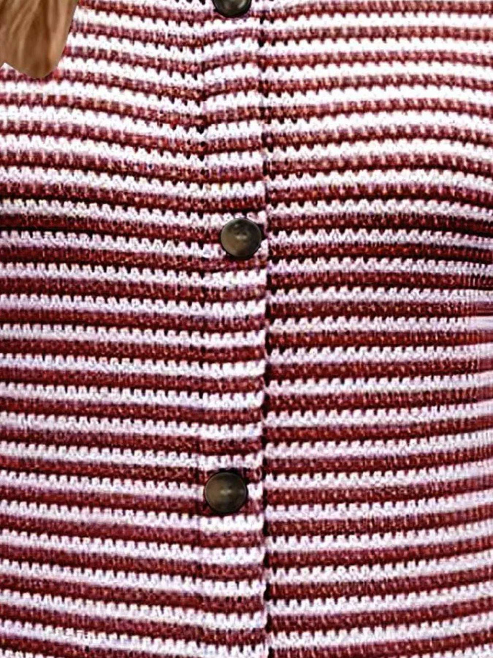 Striped Round Neck Tank Top - Trendsi - Flyclothing LLC