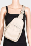 Fame Textured PU Leather Sling Bag - Trendsi - Flyclothing LLC