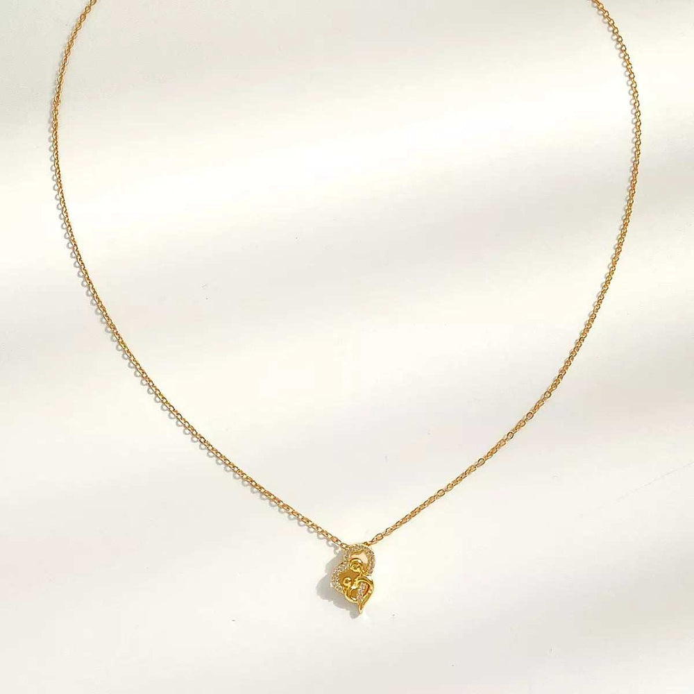 18K Gold-Plated Pendant Necklace - Trendsi - Flyclothing LLC