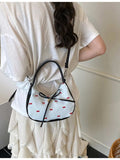 Printed Bow Shoulder Bag - Trendsi - Flyclothing LLC