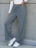 Lovelet Striped Wide Leg Pants - Trendsi - Flyclothing LLC