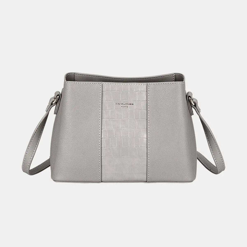 David Jones PU Leather Crossbody Bag - Trendsi - Flyclothing LLC
