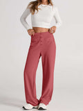 High Waist Wide Leg Pants - Trendsi - Flyclothing LLC