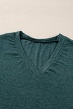 V-Neck Long Sleeve T-Shirt - Trendsi - Flyclothing LLC