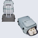 Oxford Cloth Side Pockets Backpack Bag with Handles - Trendsi - Flyclothing LLC