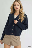 Umgee Button-Front Knit Cardigan - Trendsi - Flyclothing LLC