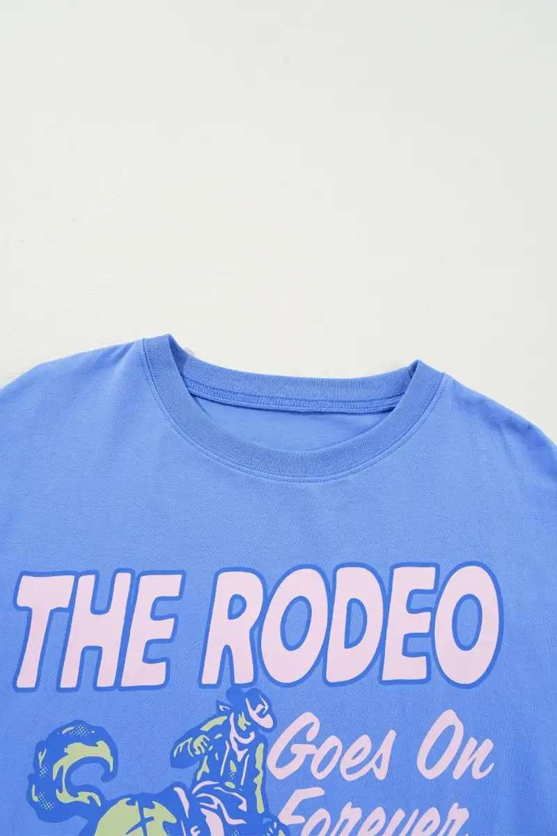 Graphic Round Neck Short Sleeve T-Shirt - Trendsi - Flyclothing LLC