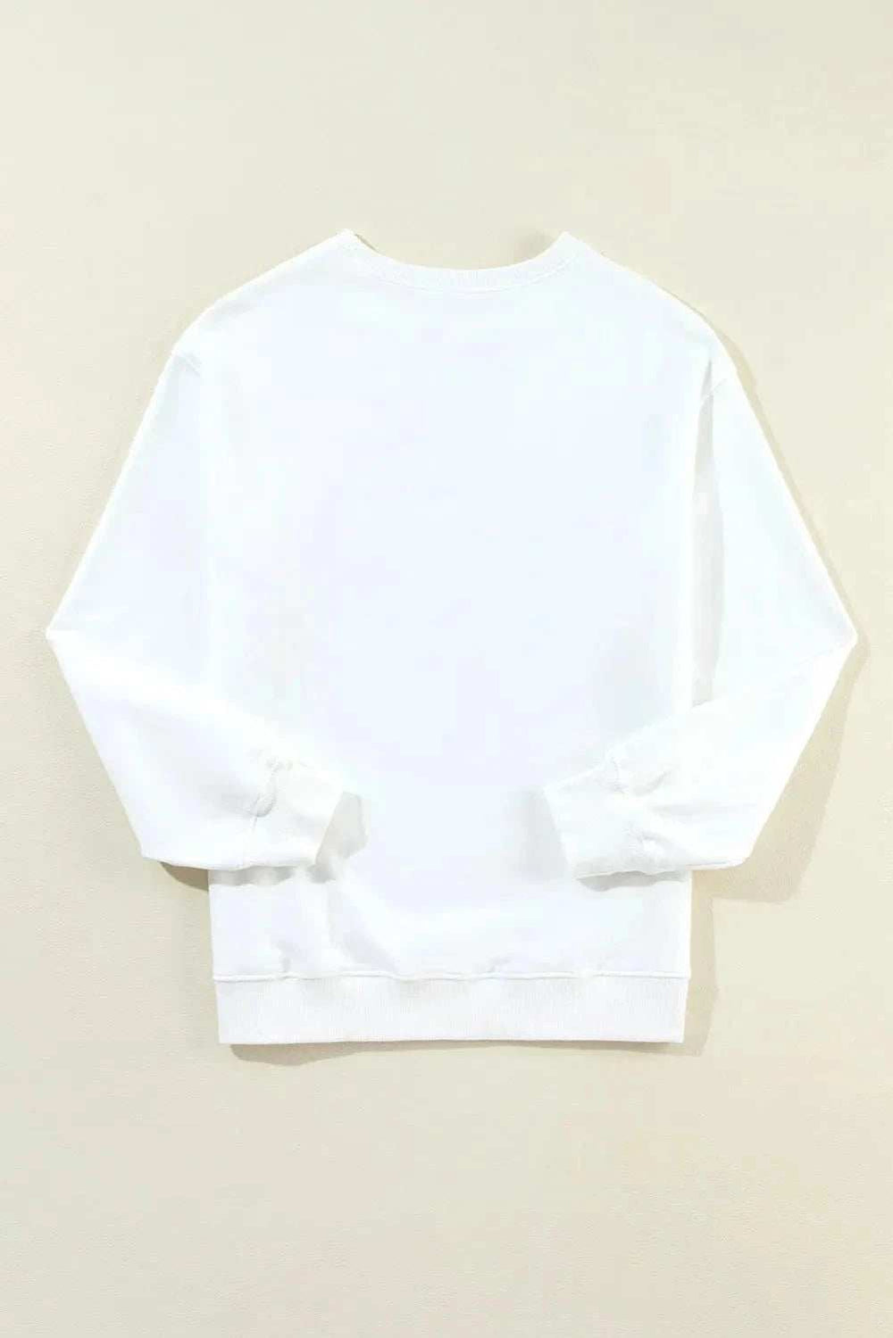 US Flag Round Neck Long Sleeve Sweatshirt - Trendsi - Flyclothing LLC