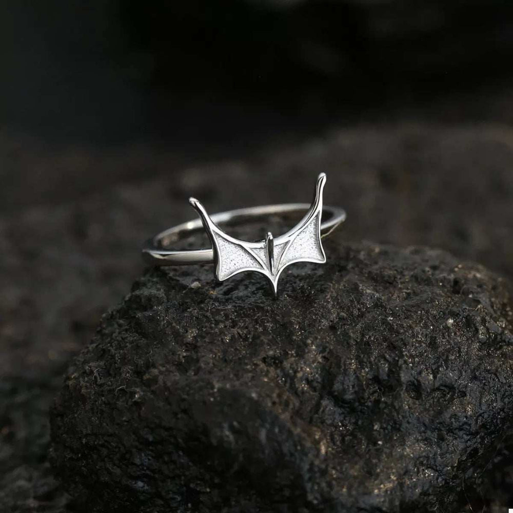 925 Sterling Silver Bat Ring - Trendsi - Flyclothing LLC