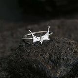 925 Sterling Silver Bat Ring - Trendsi - Flyclothing LLC