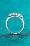 925 Sterling Silver Moissanite Ring - Trendsi - Flyclothing LLC