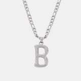 Titanium Steel Letter Pendant Necklace - Trendsi - Flyclothing LLC