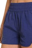Zenana Windbreaker Smocked Waistband Running Shorts - Trendsi - Flyclothing LLC