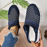 Breathable Mesh Round Toe Sneakers - Trendsi - Flyclothing LLC