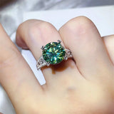 5 Carat Moissanite 925 Sterling Silver Ring - Trendsi - Flyclothing LLC