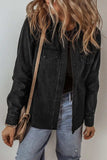 Button Up Long Sleeve Denim Jacket - Trendsi - Flyclothing LLC