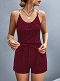 Scoop Neck Romper with Pockets - Trendsi - Flyclothing LLC