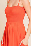 Culture Code Full Size Smocked Cami Maxi Dress with Pockets - Trendsi - Flyclothing LLC