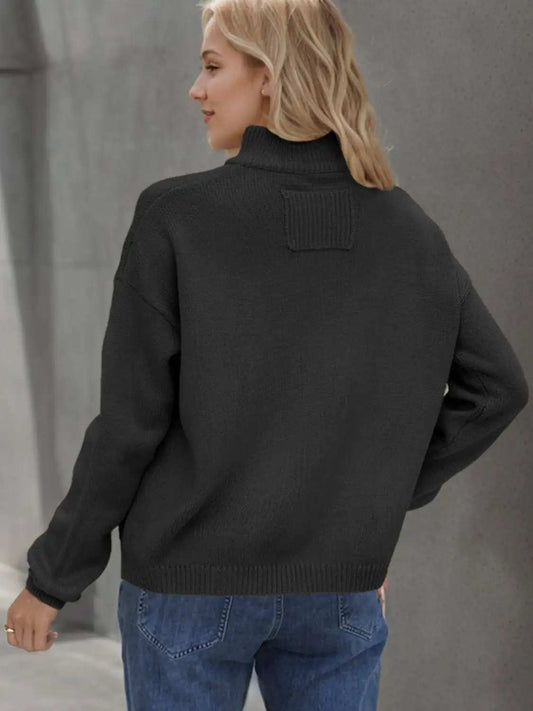 Button Up Long Sleeve Cardigan - Trendsi - Flyclothing LLC