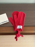 Cable Knit Warm Gloves - Trendsi - Flyclothing LLC