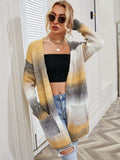 Angel Wings Full Size Pocketed Open Front Gradient Cardigan - Trendsi - Flyclothing LLC