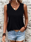 V-Neck Tank - Trendsi - Flyclothing LLC