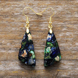 Emperor-Stone Geometric Earrings - Trendsi - Flyclothing LLC