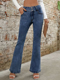 Bootcut Jeans with Pockets - Trendsi - Flyclothing LLC
