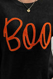 BOO Round Neck Long Sleeve Sweater - Trendsi - Flyclothing LLC