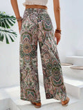 Printed Wide Leg Pants - Trendsi - Flyclothing LLC