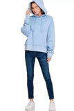 Zenana Oversized Fleece Kangaroo Pocket Hoodie - Trendsi - Flyclothing LLC
