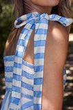 Striped Square Neck Wide Strap Dress - Trendsi - Flyclothing LLC