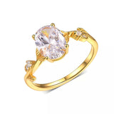 2 Carat Moissanite 925 Sterling Silver Ring - Trendsi - Flyclothing LLC