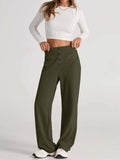High Waist Wide Leg Pants - Trendsi - Flyclothing LLC