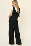 Double Take Full Size Sleeveless Wide Leg Jumpsuit with Pockets - Trendsi - Flyclothing LLC