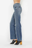 Judy Blue Full Size Tummy Control Straight Jeans - Trendsi - Flyclothing LLC