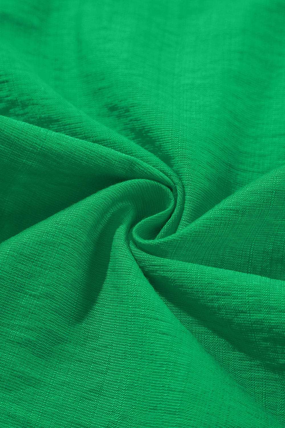 Contrast Trim Notched Short Sleeve Blouse - Trendsi - Flyclothing LLC