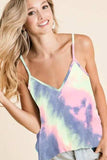 BiBi Tie Dye French Terry Knit Cami - Trendsi - Flyclothing LLC