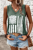 US Flag V-Neck Tank - Trendsi - Flyclothing LLC