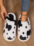 Animal Print Faux Fur Slippers - Trendsi - Flyclothing LLC