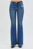 RISEN High Rise Flare Jeans - Trendsi - Flyclothing LLC