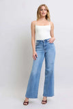 Judy Blue Full Size Wide Leg Jeans with Pockets - Trendsi - Flyclothing LLC