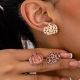 3 Piece Halloween Pumpkin Stud Earrings - Trendsi - Flyclothing LLC